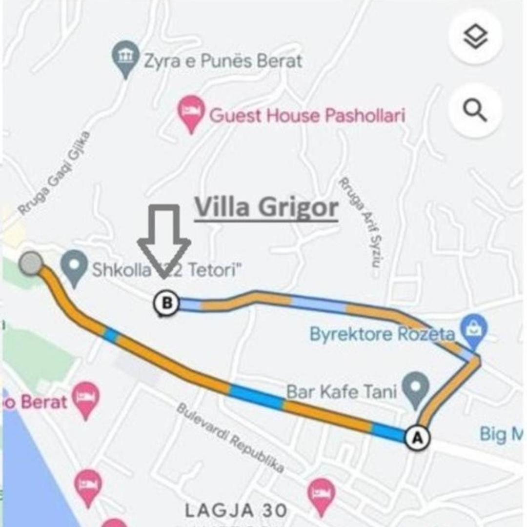 Villa Grigor Berat Eksteriør bilde